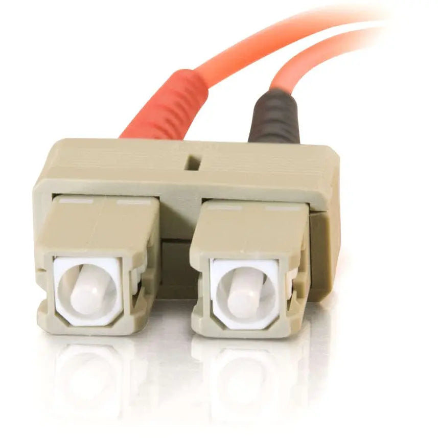 LEGRAND C2G-1m SC-SC 62.5/125 OM1 Duplex Multimode PVC Fiber Optic Cable - Orange - Fiber Optic for Network Device - SC Male - SC Male - 62.5/125 - Duplex Multimode - OM1 - 1m - Orange - 09113
