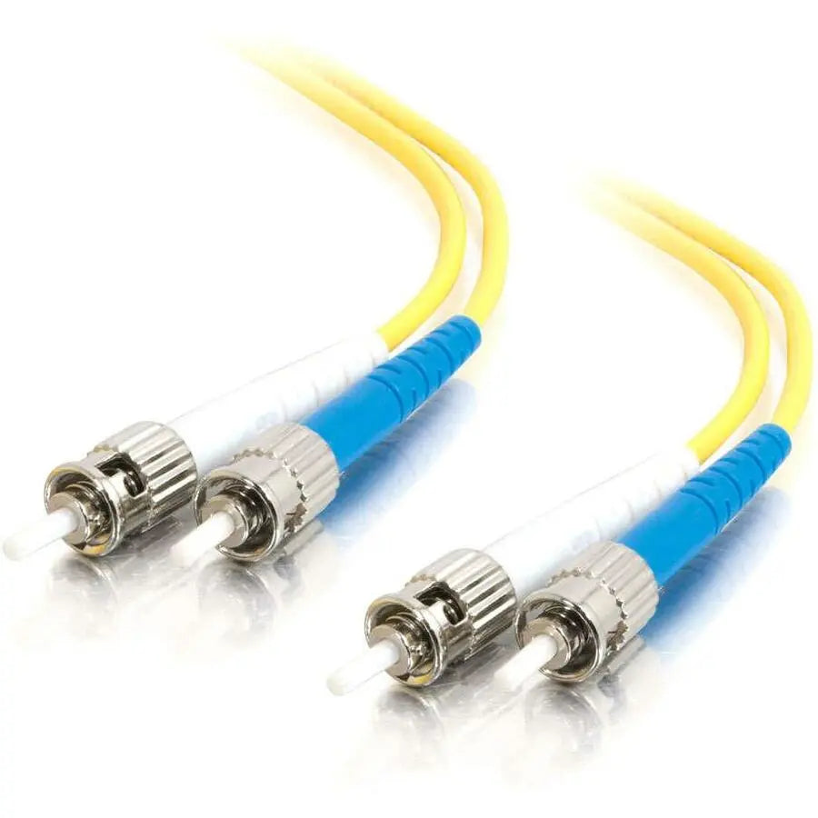 LEGRAND C2G 2m ST-ST 9/125 OS1 Duplex Singlemode PVC Fiber Optic Cable - Yellow - 2m ST-ST 9/125 Duplex Single Mode OS2 Fiber Cable - Yellow - 6ft - 08353