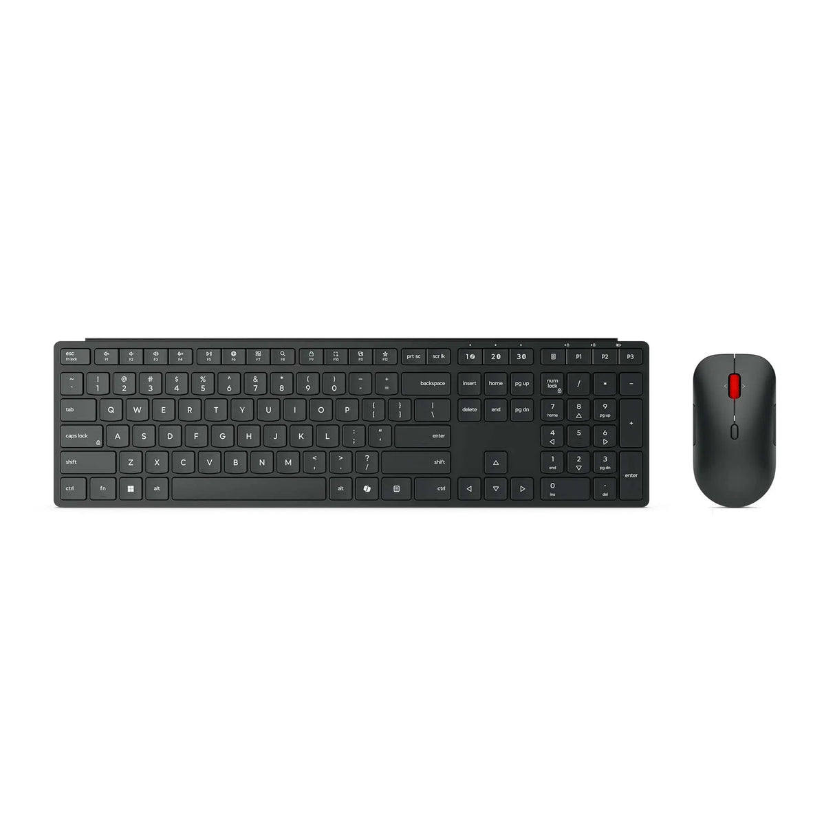 LENOVO Computers and Laptops/Parts and Accessories Lenovo 4X31S04810 keyboard Mouse included Office RF Wireless + Bluetooth US English Black - 4X31S04810