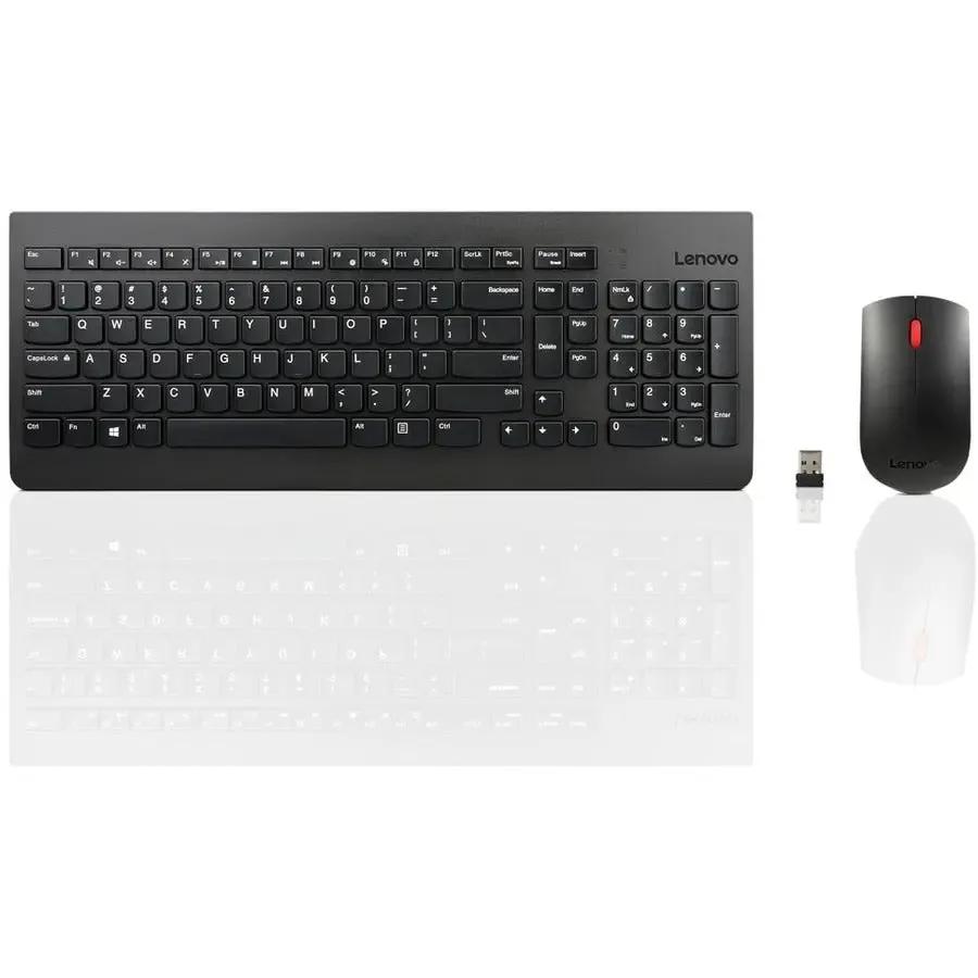 LENOVO Printers/Printer Accessories Lenovo Wireless Keyboard Mouse Combo - USB Wireless RF - USB Wireless RF - Optical - 1200 dpi - 3 Bu - GX30N81775