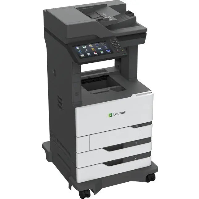 LEXMARK Lexmark MX820 MX822ade Laser Multifunction Printer-Monochrome-Copier/Fax/Scanner-55 ppm Mono Print-1200x1200 Print-Automatic Duplex Print-300000 Pages Monthly-1200 sheets Input-Color Scanner-600 Optic... - 25B2000