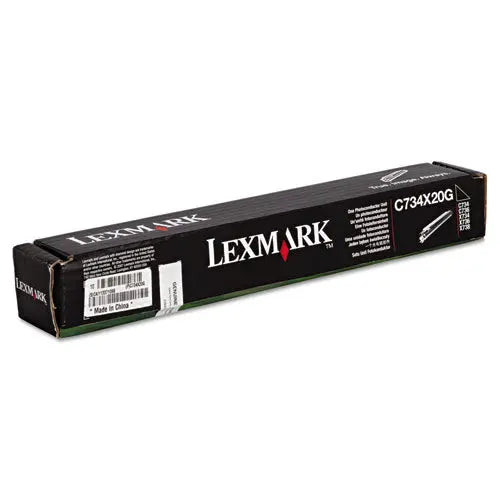 LEXMARK LEXMARK Photoconductor Kit, 20,000 Page-Yield, Black - C734X20G