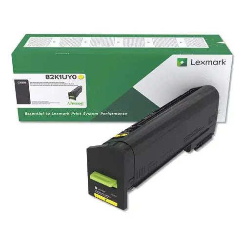 LEXMARK LEXMARK Return Program Ultra High-Yield Toner, 55,000 Page-Yield, Yellow - 82K1UY0