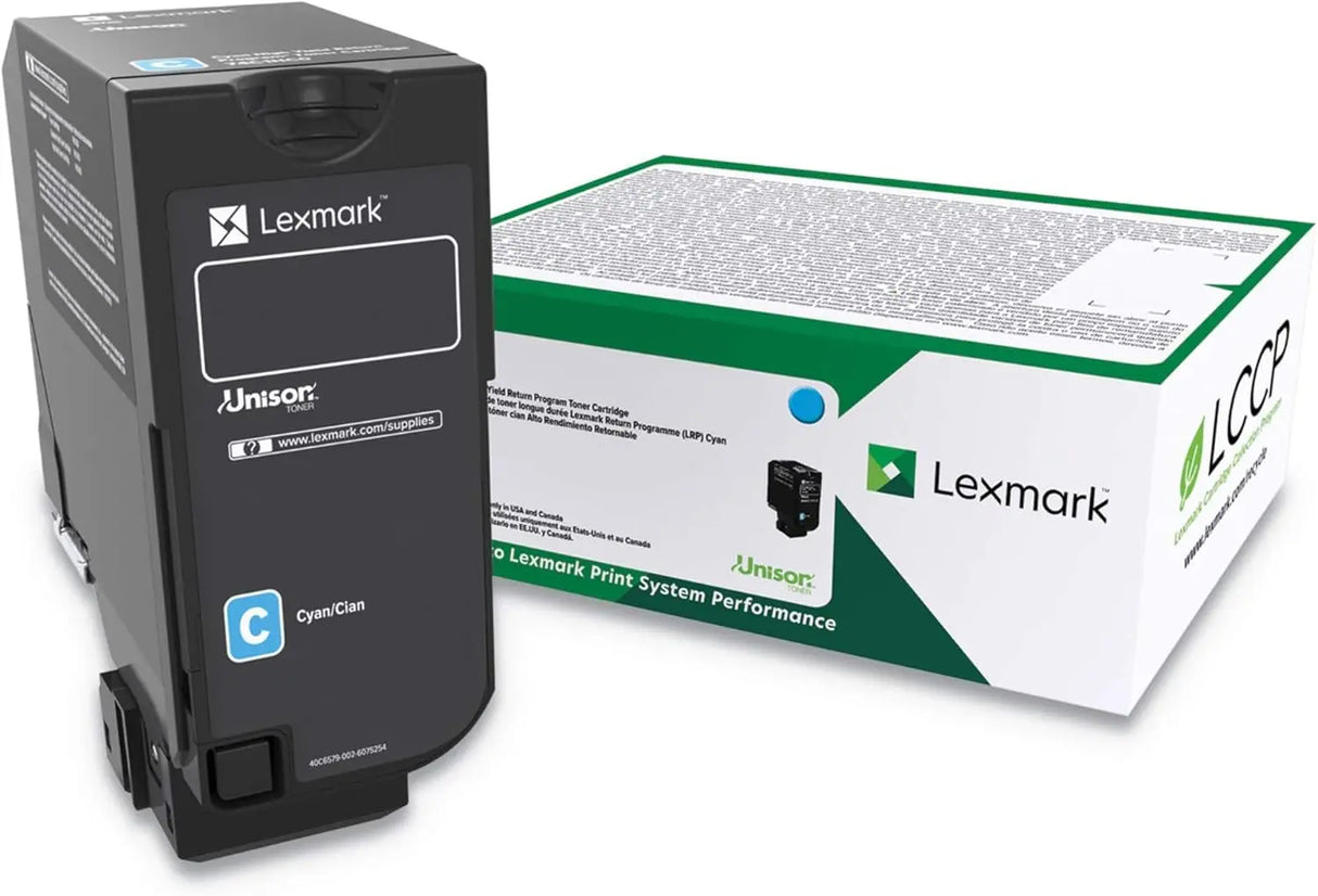 LEXMARK Printers/Printer Accessories Lexmark Original Toner Cartridge - Cyan - Laser - High Yield - 12000 Pages - 1 Each - 74C0HCG
