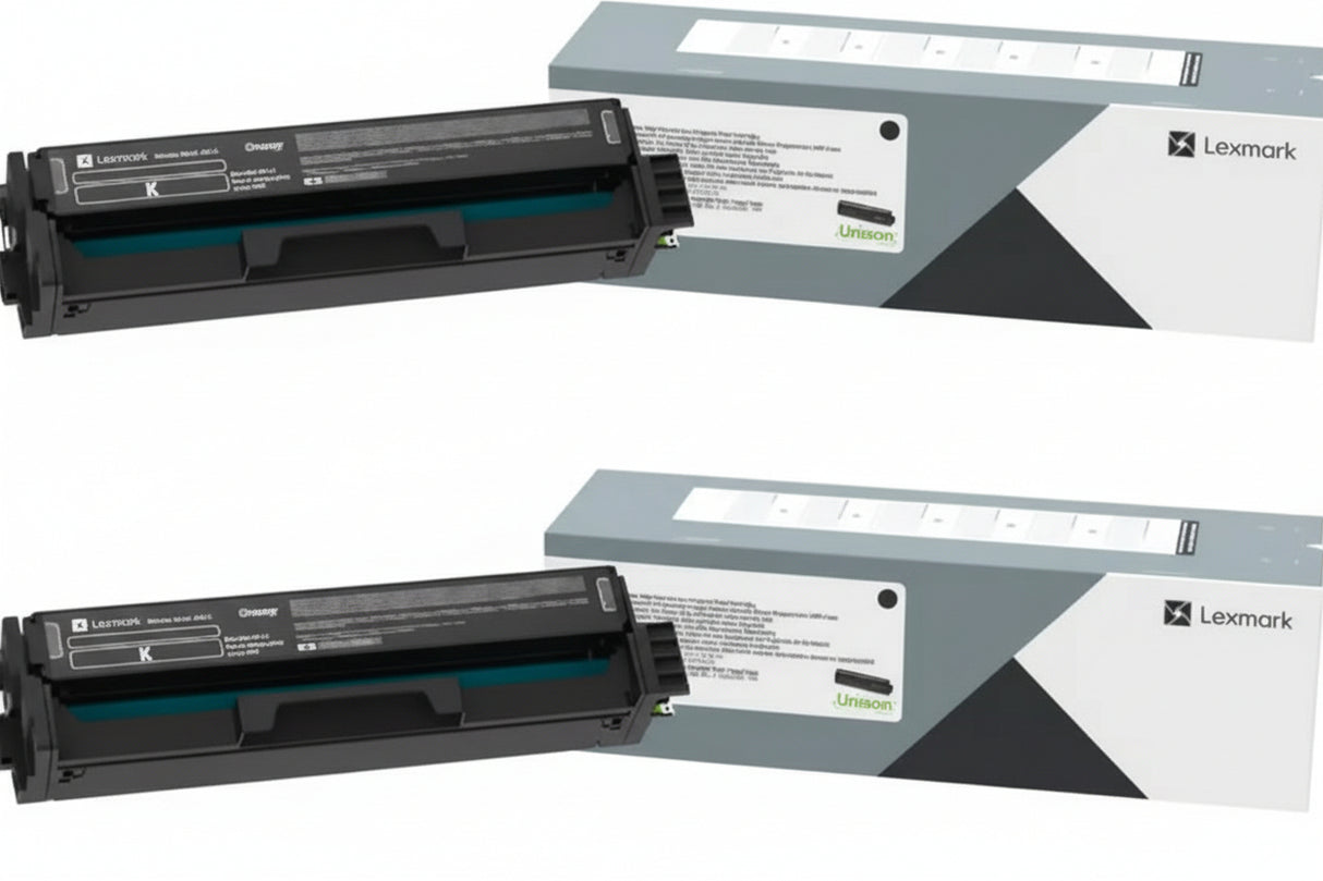 Lexmark 20N10K0 Black Return Program Toner Cartridge 2-Pack for CS331, CX331 LEXMARK