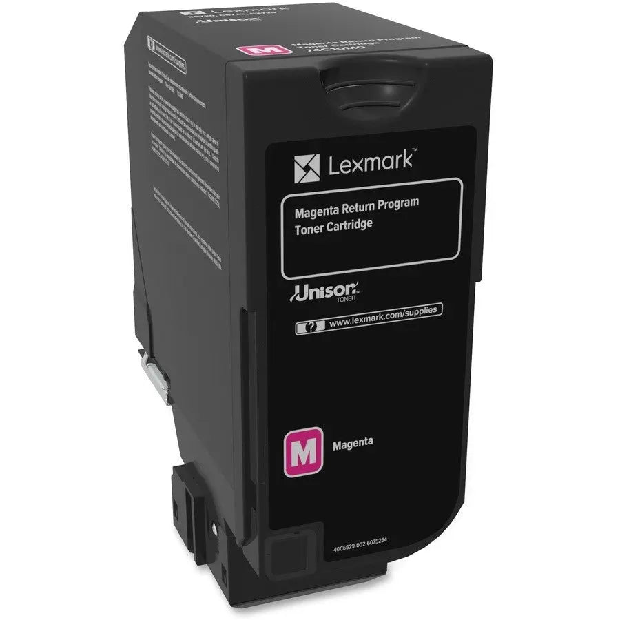 LEXMARK Printers/Printer Ink and Toners Lexmark CS720, CS/CX725 Magenta Toner Cartridge Return Program Yield 3,000 Pages 74C10M0