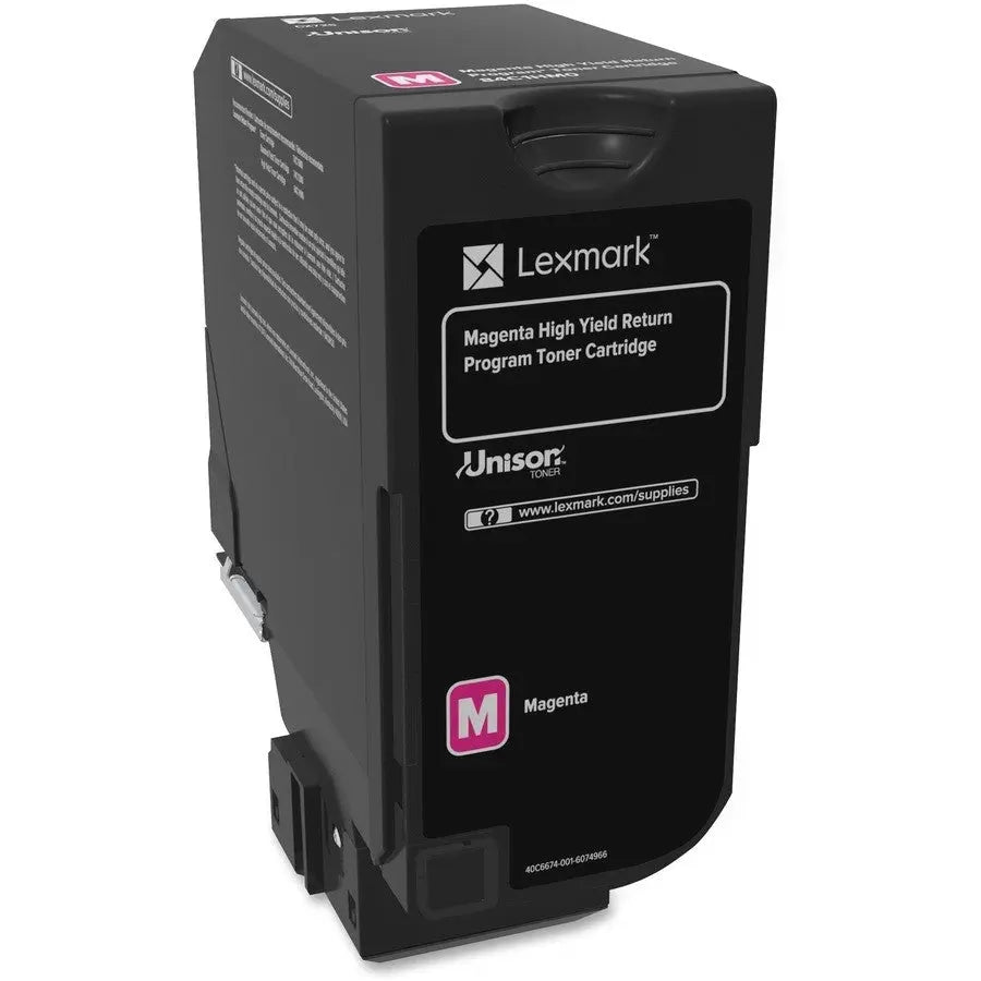 LEXMARK Printers/Printer Ink and Toners Lexmark CX725 Magenta Toner Cartridge Return Program Yield 16,000 Pages 84C1HM0