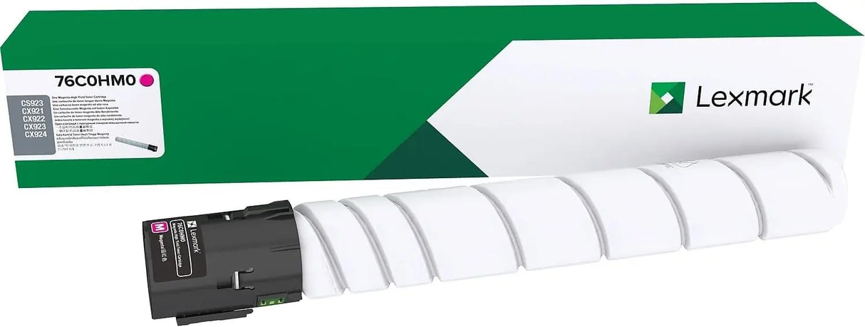 LEXMARK Printers/Printer Ink and Toners Lexmark Magenta Toner Cartridge High Yield 34,000 Pages - 76C0HM0