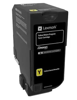 LEXMARK Printers/Printer Ink and Toners Lexmark Yellow Toner Cartridge Return Program, TAA Compliant - 74C00YG