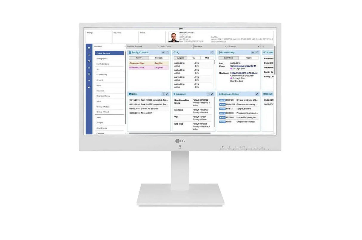 LG Computers and Laptops/Desktop/All-in-One PCs LG Thin Client for 24'' All-in-One for Healthcare with iGel OS Intel Pentium 16GB eMMC 8GB RAM 24CR671IK6P