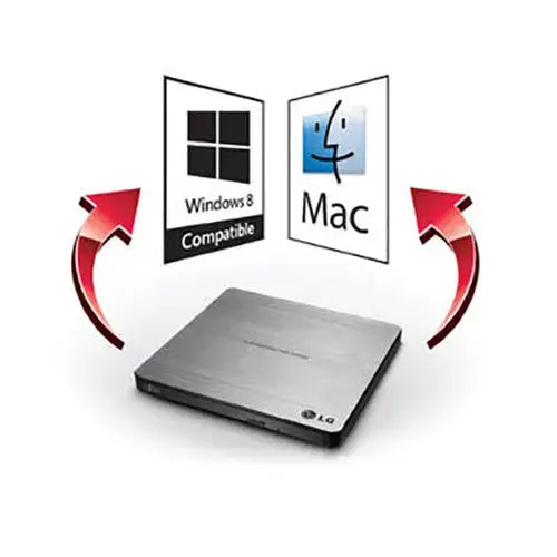 LG Printers/Printer Accessories LG GP60NS50 optical disc drive DVD Super Multi DL Silver GP60NS50