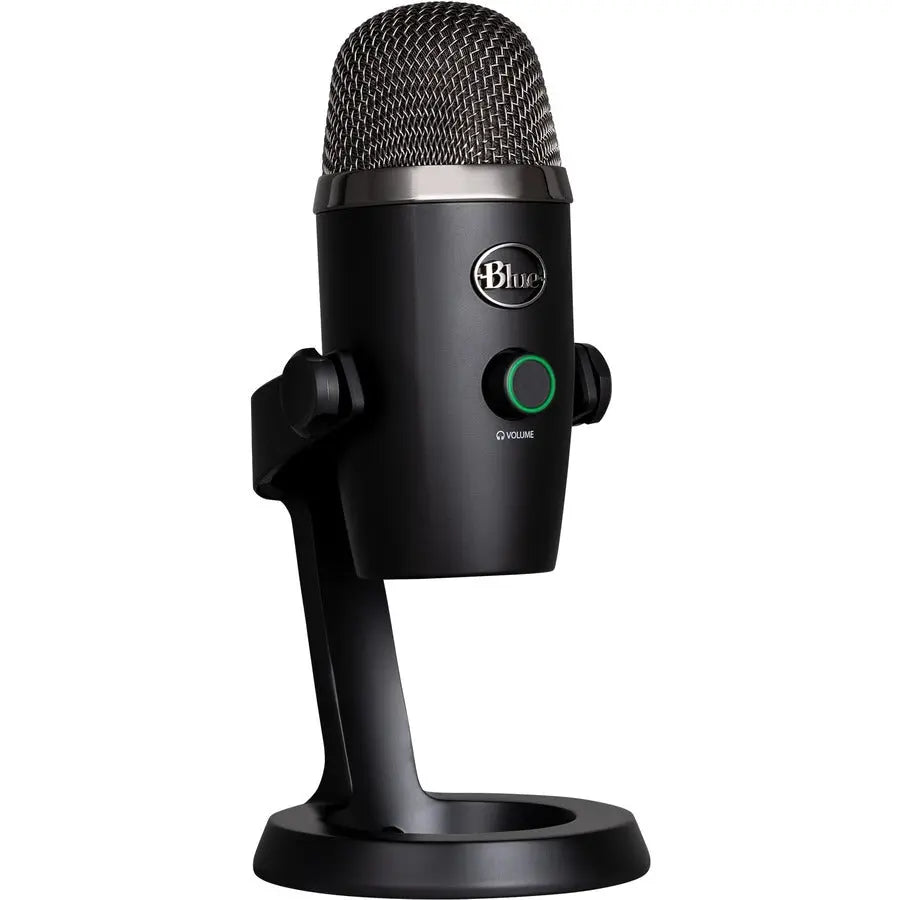 LOGITECH Blue Yeti Nano Wired Condenser Microphone - 20 Hz to 20 kHz - Cardioid, Omni-directional - Desktop, Stand Mountable - USB - 988-000400