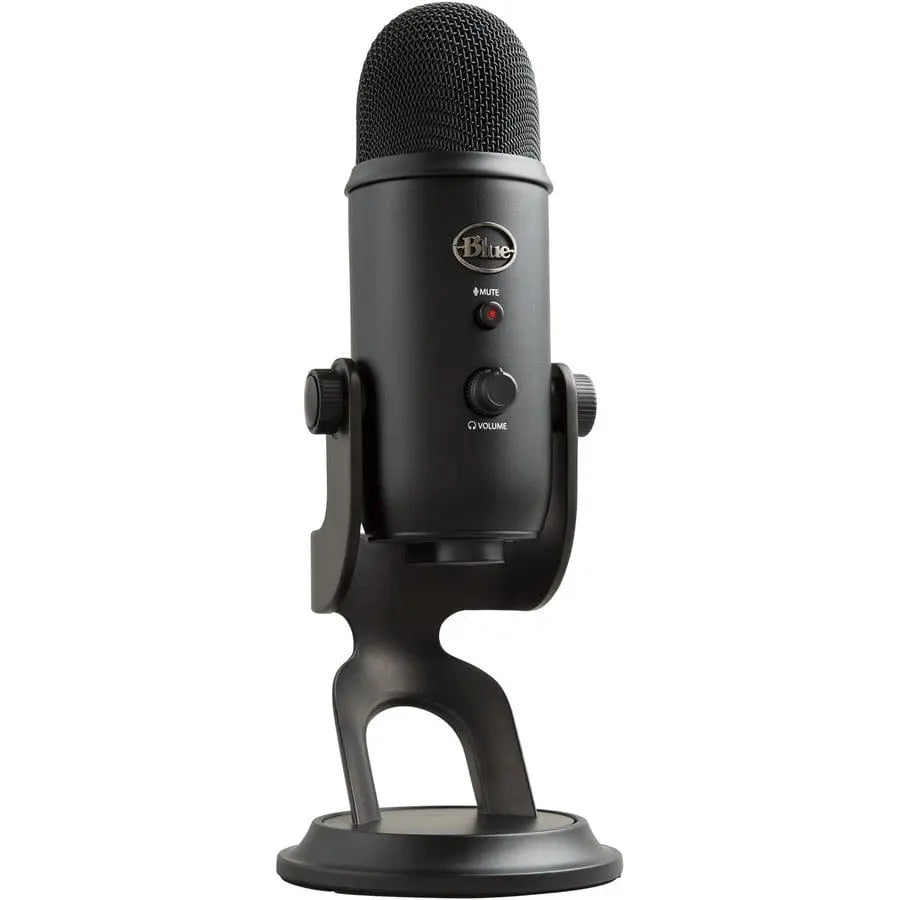 LOGITECH Blue Yeti Wired Condenser Microphone - Stereo - 20 Hz to 20 kHz - Cardioid, Bi-directional, Omni-directional - Desktop, Stand Mountable, Side-address - USB - 988-000100