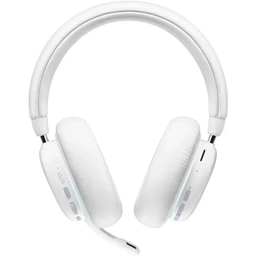 LOGITECH Logitech G735 Gaming Headset - Mini-phone (3.5mm), USB - Wired/Wireless - Bluetooth/RF - 65.6 ft - 38 Ohm - 20 Hz - 20 kHz - On-ear - Ear-cup - Cardioid, Uni-directional Microphone - White Mist