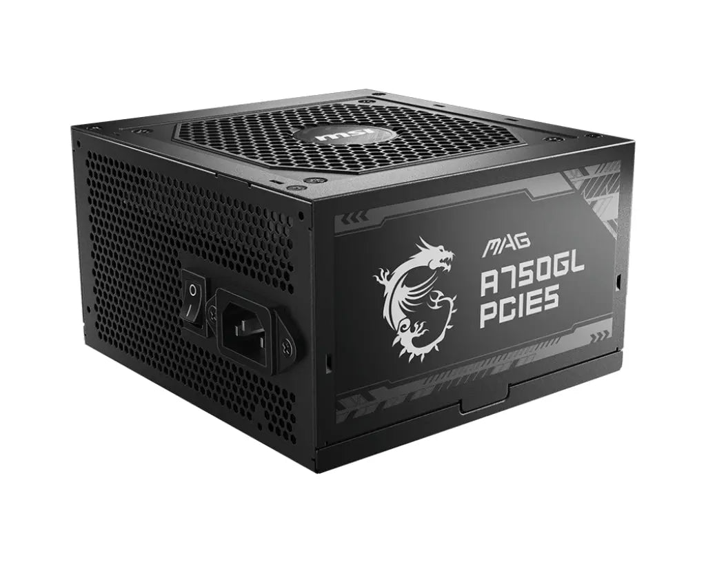 MSI MSI MAG A750GL PCIE5 power supply unit 750 W 20+4 pin ATX ATX Black - MAGA750GLPCIE5