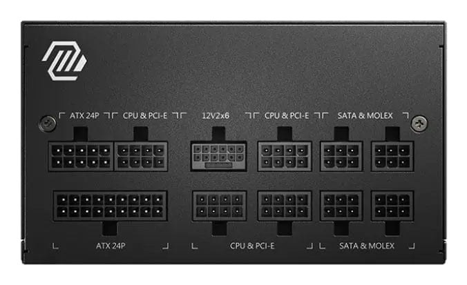 MSI MAG A850GL PCIE5 II power supply unit 850 W 20+4 pin ATX ATX Black - MAGA850GLPCIE5II MSI