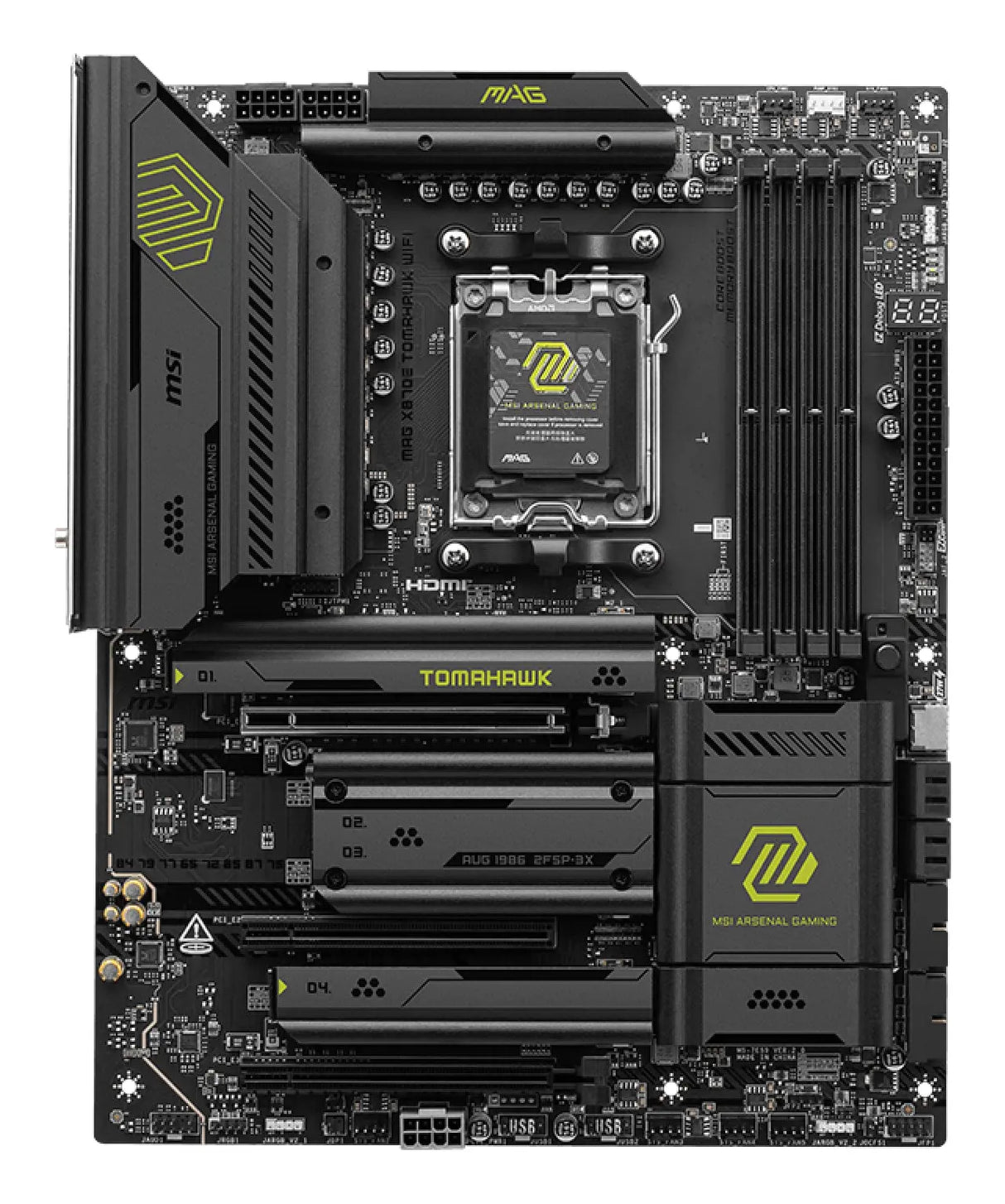 MSI MSI MAG X870E TOMAHAWK WIFI motherboard AMD X870E Socket AM5 ATX - X870ETMAHAWKWIFI