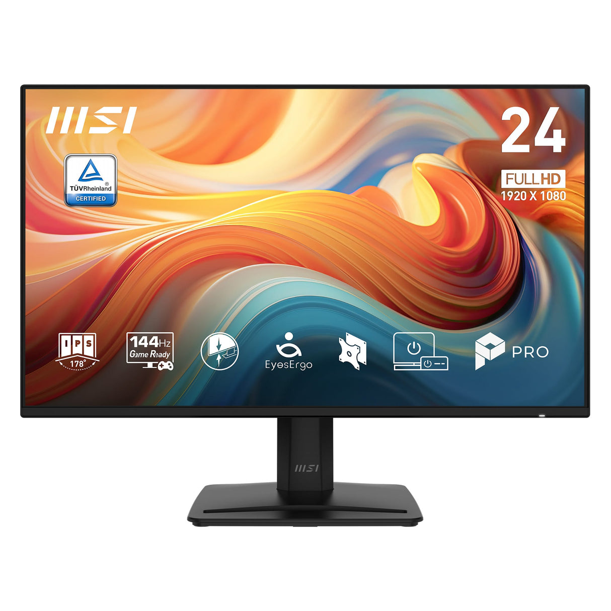 MSI MSI Pro MP242 E14A computer monitor 60.5 cm (23.8") 1920 x 1080 pixels Full HD LCD Black - PROMP242E14A
