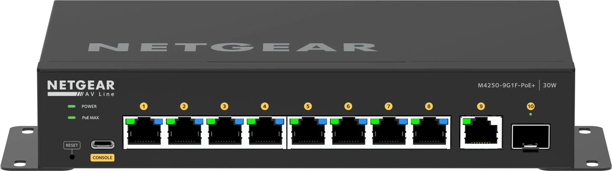 NETGEAR NETGEAR 8x1G PoE+ 110W 1x1G and 1xSFP Managed Switch
