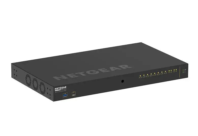 NETGEAR NETGEAR AV LINE M4250-10G2XF-POE++ 8X1G UTRA90 Managed L2/L3 Gigabit Ethernet (10/100/1000) Power over Ethernet (PoE) 1U Black - GSM4212UX-100NAS