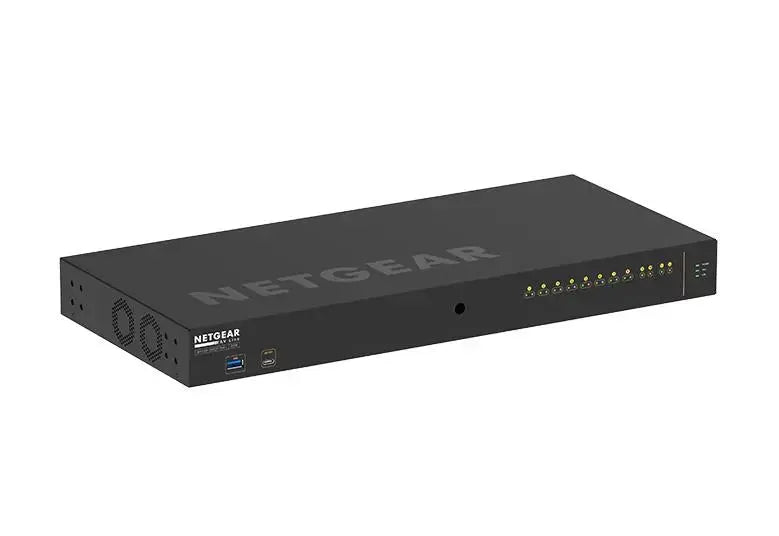 NETGEAR NETGEAR GSM4212P Managed L2/L3 Gigabit Ethernet (10/100/1000) Power over Ethernet (PoE) 1U Black - GSM4212P-100NAS