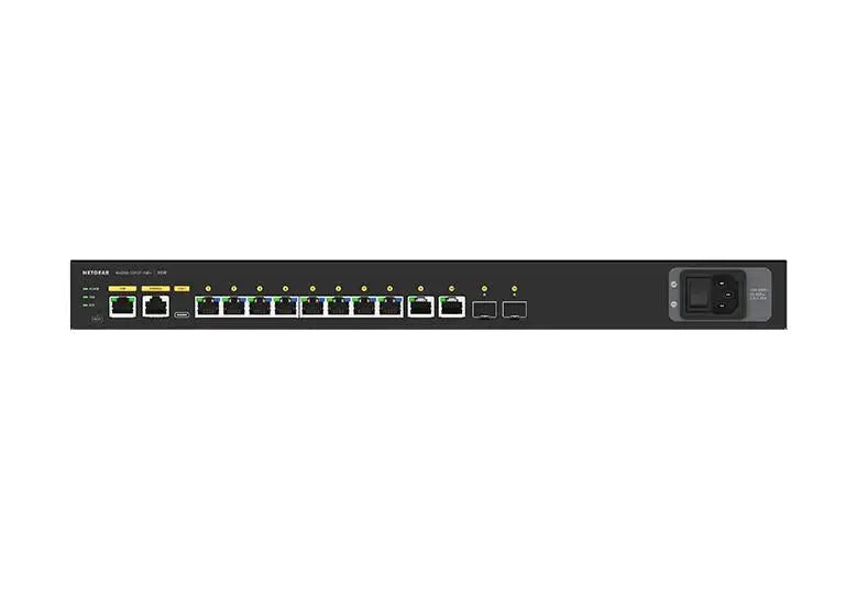 NETGEAR NETGEAR GSM4212P Managed L2/L3 Gigabit Ethernet (10/100/1000) Power over Ethernet (PoE) 1U Black - GSM4212P-100NAS