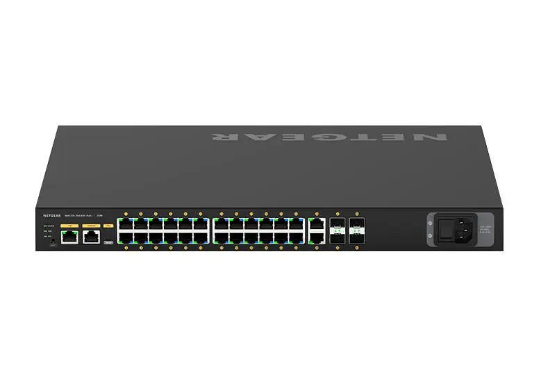 NETGEAR NETGEAR GSM4230P Managed L2/L3/L4 Gigabit Ethernet (10/100/1000) Power over Ethernet (PoE) 1U Black - GSM4230P-100NAS