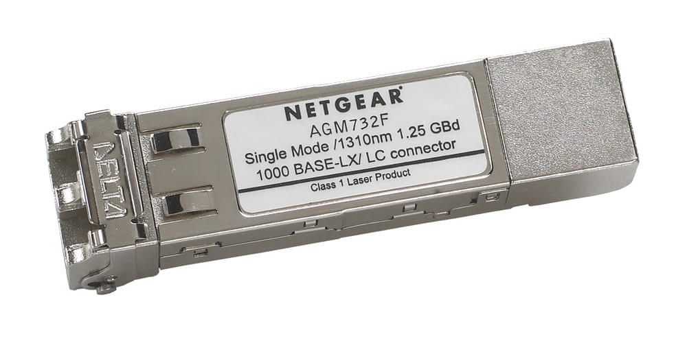 NETGEAR Repeater / Transceiver NETGEAR Fibre Gigabit 1000Base-LX (LC) SFP GBIC Module network transceiver module - AGM732F