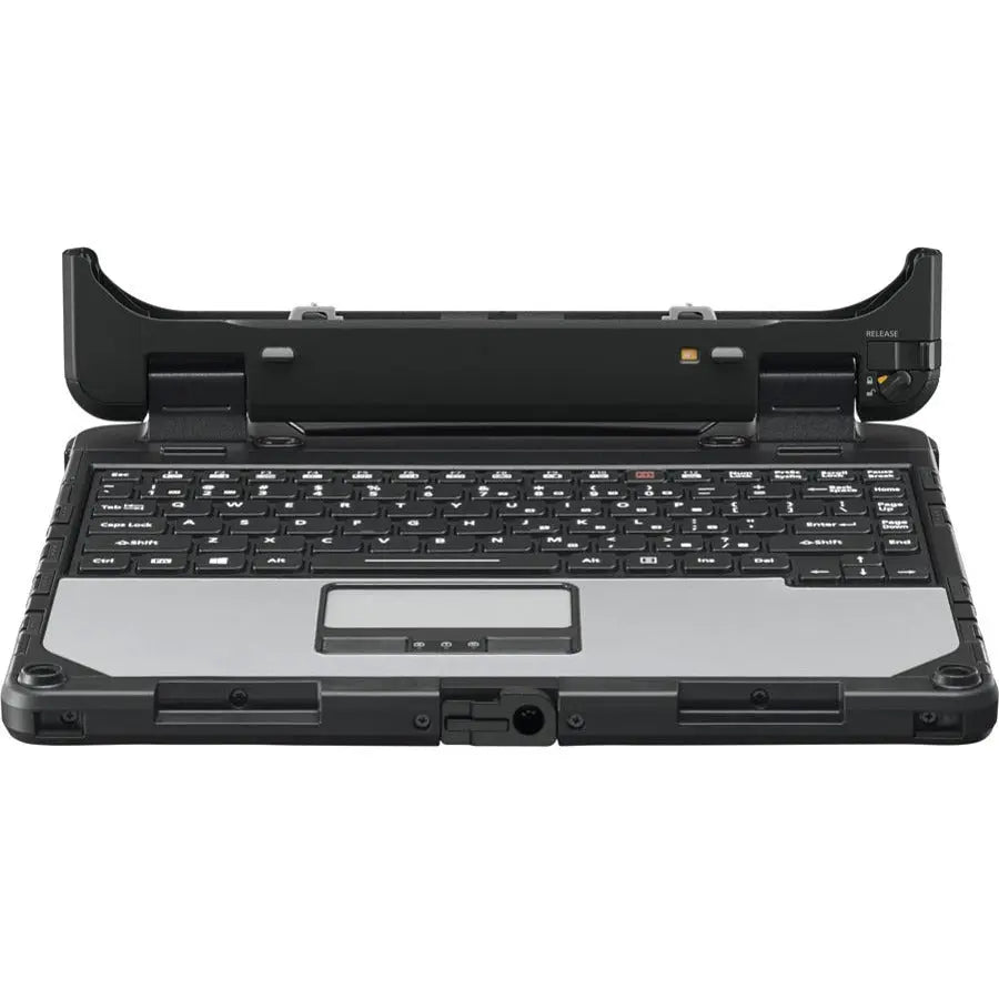 PANASONIC Panasonic Premium Keyboard - 87 Key - English (US) - Notebook, Tablet, Vehicle Dock, Docking Station - TouchPad - PC - Black, Silver - CF-VEK333LMP