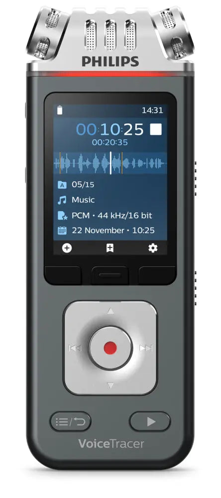 PHILIPS Philips VoiceTracer Black, Grey - DVT8115