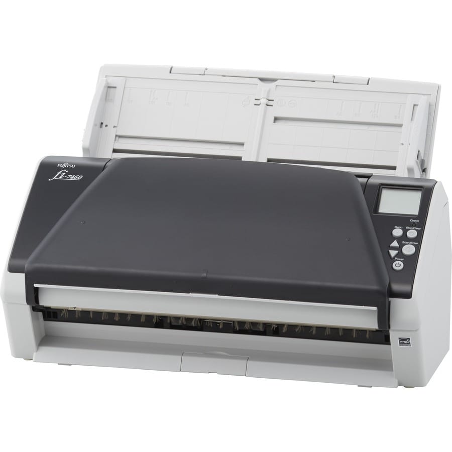 RICOH Fujitsu fi-7460 Sheetfed Scanner - 600 dpi Optical - 24-bit Color - 10-bit Grayscale - 60 ppm (Mono) - 60 ppm (Color) - Duplex Scanning - USB - PA03710-B055