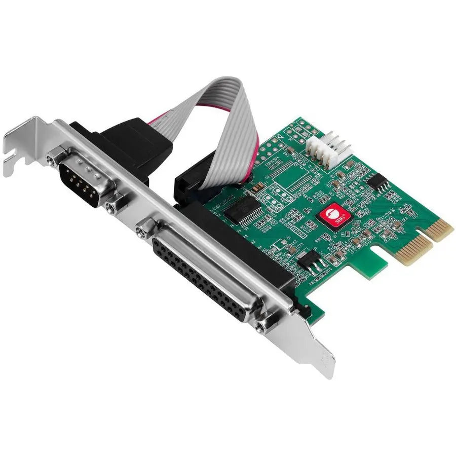 SIIG SIIG DP Cyber 1S1P PCIe Card - Full-height Plug-in Card - PCI Express 2.0 x1 - PC - 1 x Number of Parallel Ports External - 1 x Number of Serial Ports External - JJ-E20311-S1