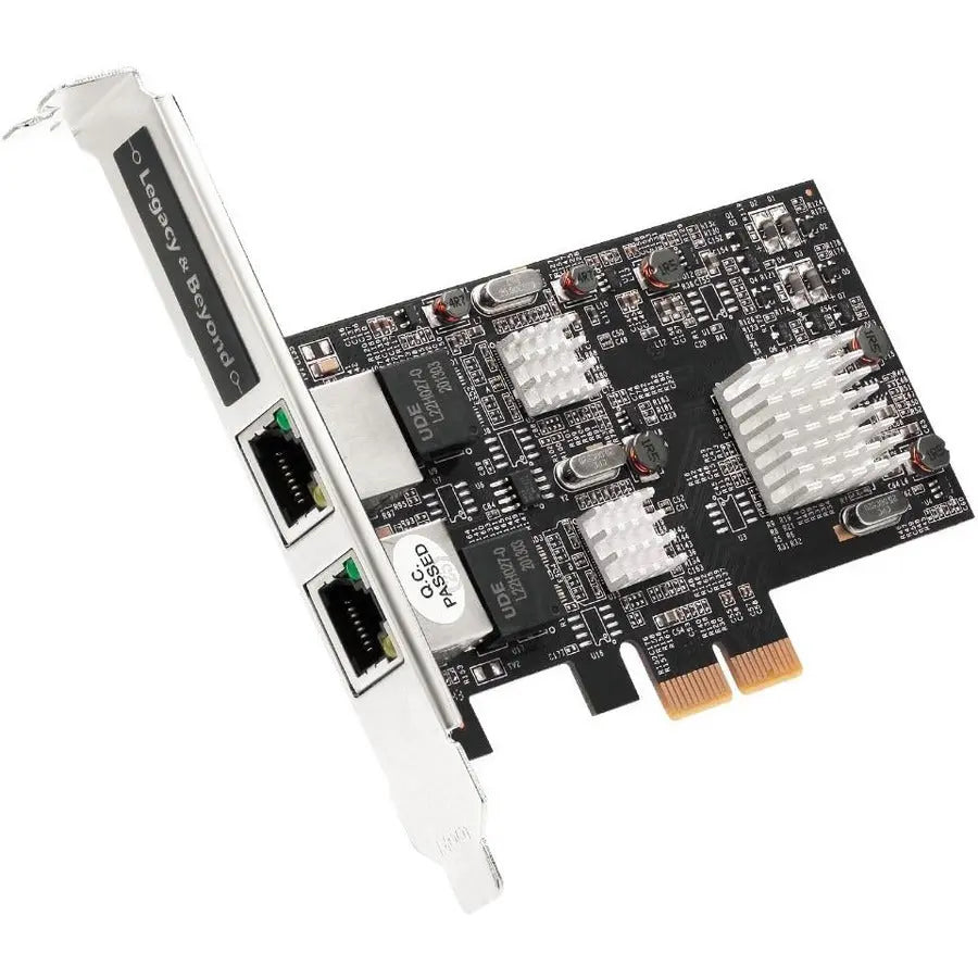 SIIG SIIG Dual 2.5G 4-Speed Multi Gigabit Ethernet PCIe Card - 10M/100M/1Gbps/2.5Gbps Ethernet Data Rates - LB-GE0711-S1