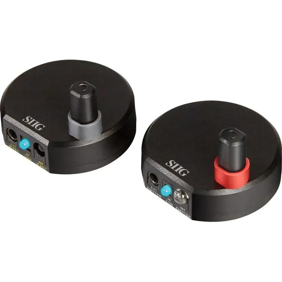 SIIG SIIG Ultra Compact Wireless IR Remote Control Extender Kit - 200M - 656 ft On-axis Coverage - 20 kHz to 60 kHz - CE-RC0014-S1