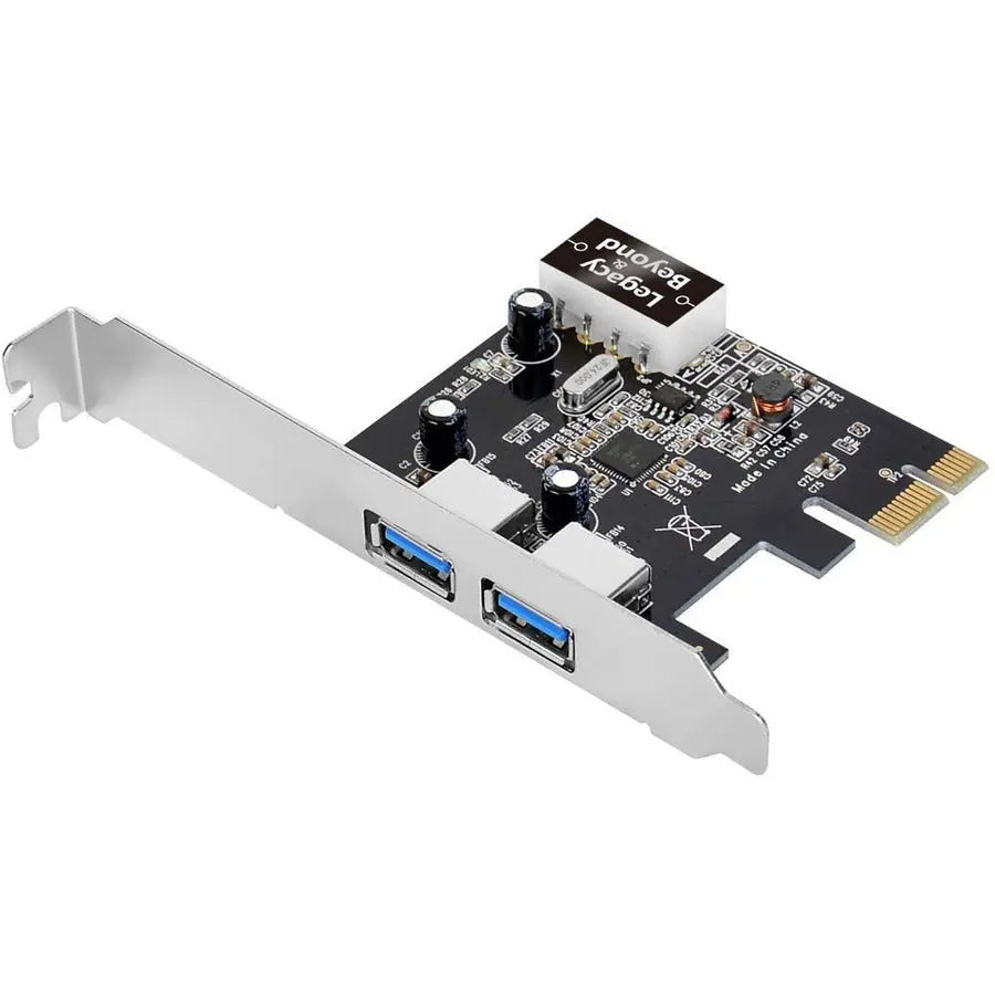 SIIG SIIG USB 3.0 2 Port (Ext) PCIe Host Card - UASP - 5Gbps Transfer Rate PCI Express 2.0 - Plug-in Card - LB-US0314-S1