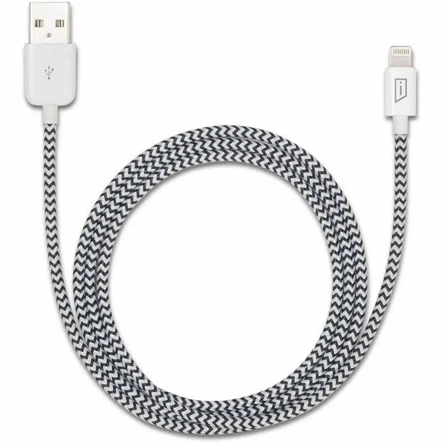 TARGUS iStore Lightning Charge 4ft (1.2m) Marbled Woven Cable - 3.94 ft Lightning/USB Data Transfer Cable for Computer, Power Adapter, iPhone, iPad - First End: 1 x Lightning Male - Second End: 1 x USB Type ... - ACC99411CAI