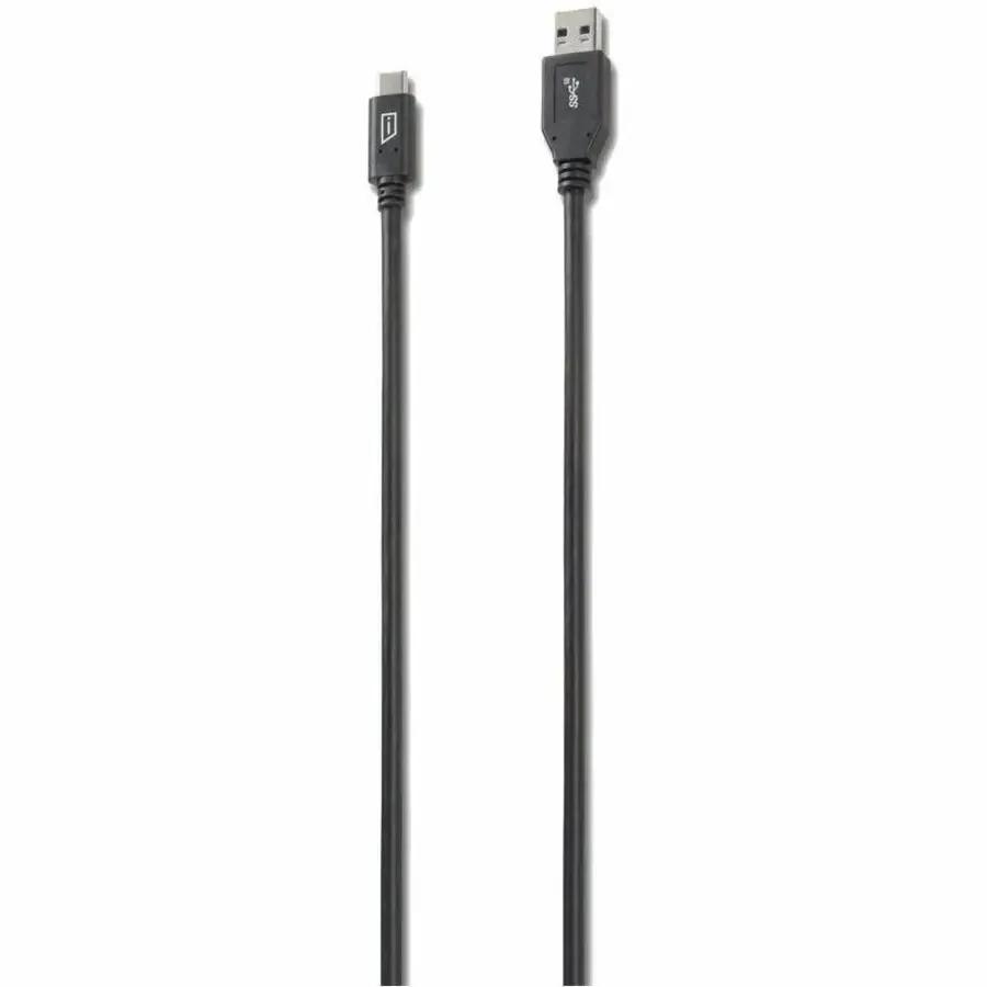 TARGUS iStore USB-C to USB-A Cable - 3.28 ft USB/USB-C Data Transfer Cable - First End: 1 x USB 3.1 (Gen 2) Type A Male - Second End: 1 x USB 3.1 (Gen 2) Type C Male - 10 Gbit/s - Black - ACC926CAI