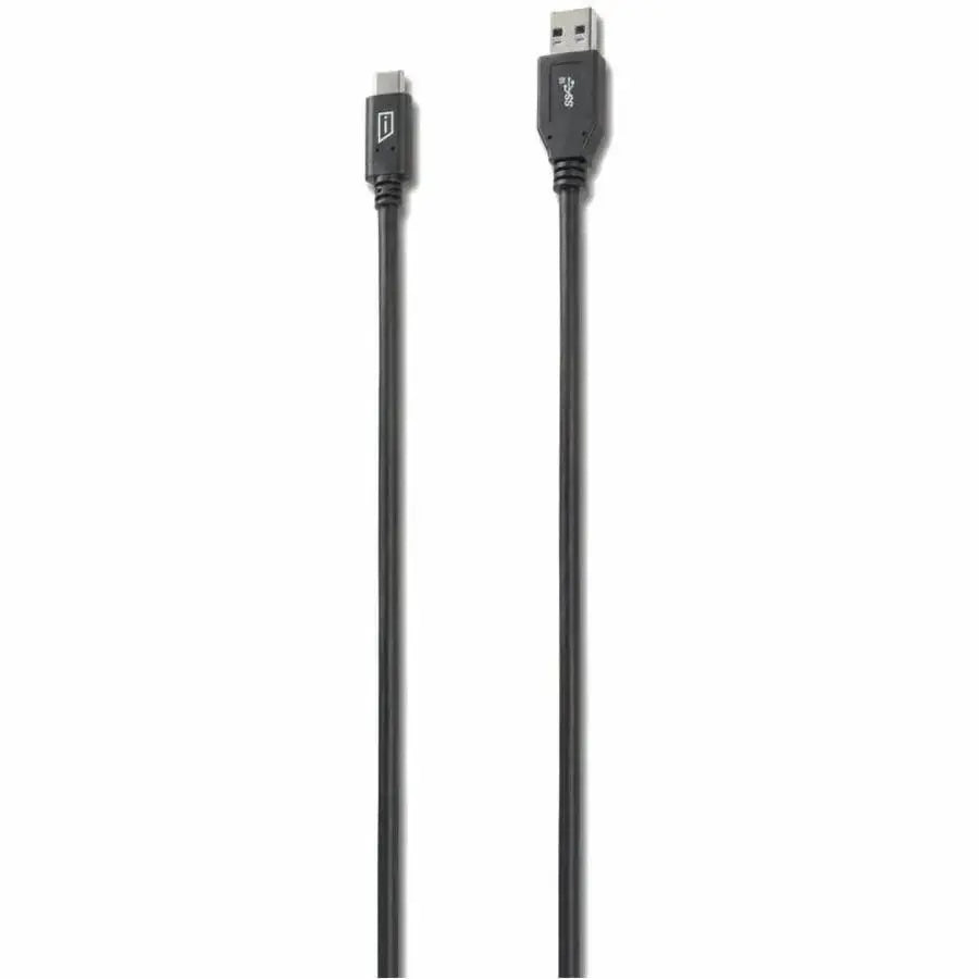 TARGUS iStore USB-C to USB-A Cable - 3.28 ft USB/USB-C Data Transfer Cable - First End: 1 x USB 3.1 (Gen 2) Type A Male - Second End: 1 x USB 3.1 (Gen 2) Type C Male - 10 Gbit/s - Black - ACC926CAI