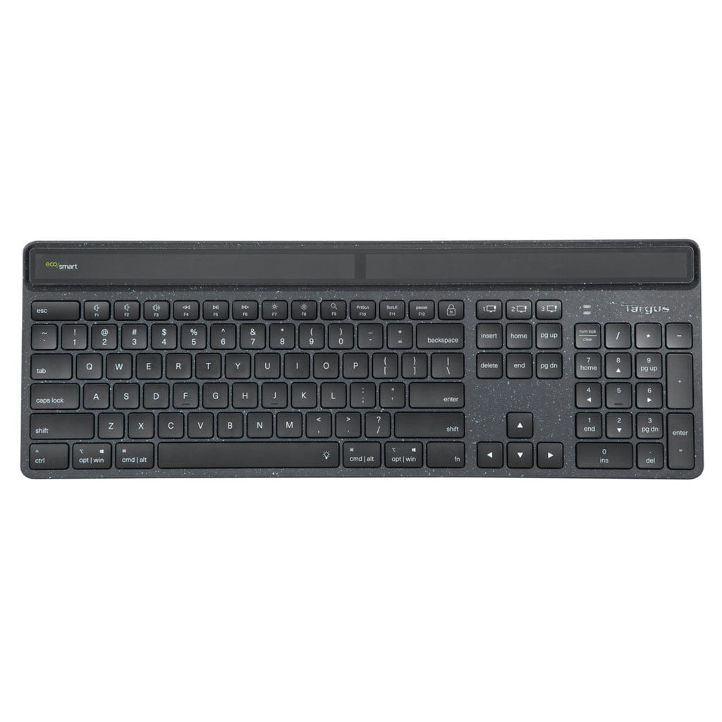TARGUS Keyboards Targus Energy Harvesting EcoSmart keyboard Office Bluetooth Black - AKB868US