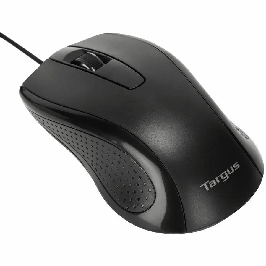 TARGUS Targus 3-Button USB Full-Size Optical Mouse - Optical - Cable - Black - USB - 1000 dpi - Scroll Wheel - 3 Button(s) - Symmetrical - AMU81USZ