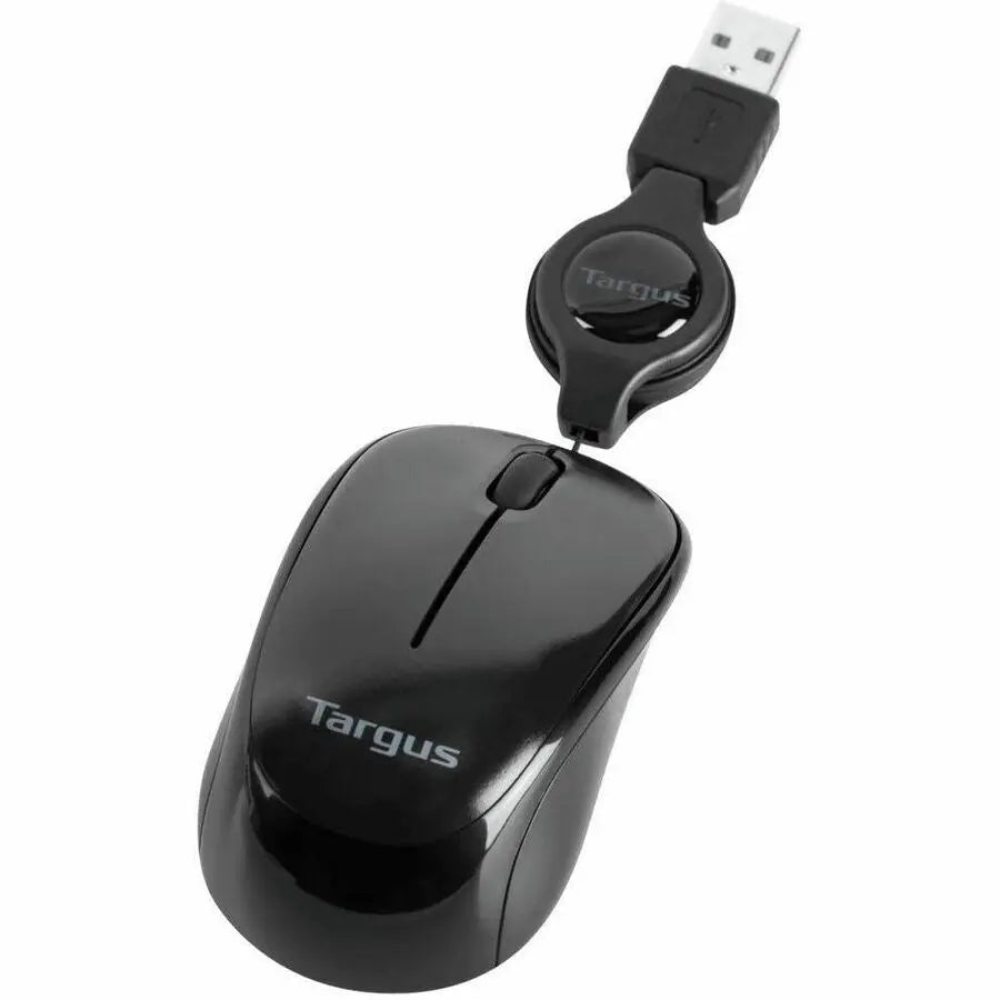 TARGUS Targus Compact Laptop Mouse - Optical - USB - Black, Gray - AMU75US