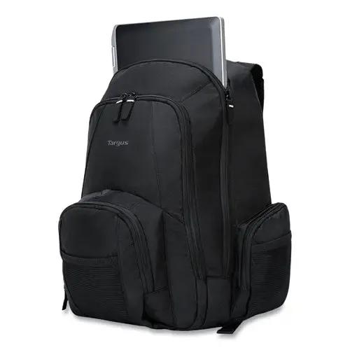 TARGUS TARGUS Groove Laptop Backpack, Fits Devices Up to 15.4", Nylon/PVC, 15 x 7 x 18, Black - CVR600