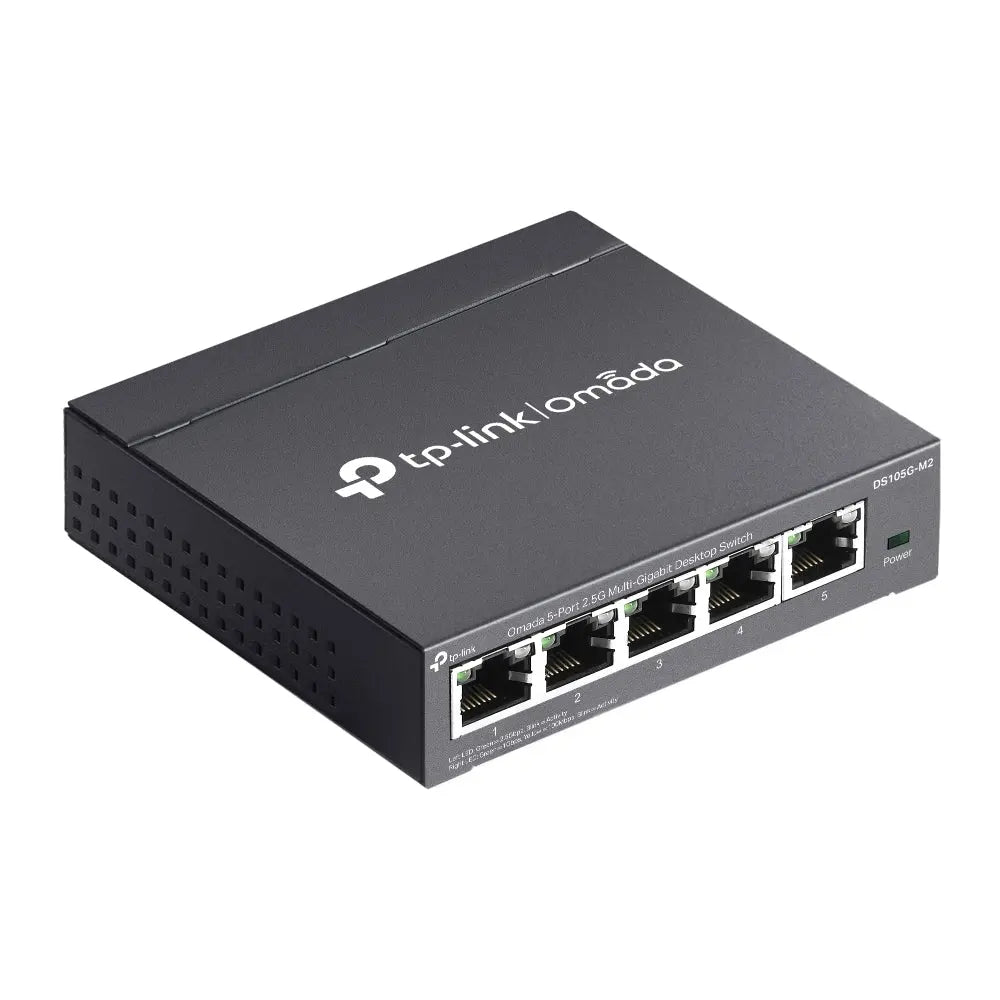 TP-LINK TP-Link Omada DS105G-M2 network switch Unmanaged 2.5G Ethernet (100/1000/2500) Black - DS105G-M2