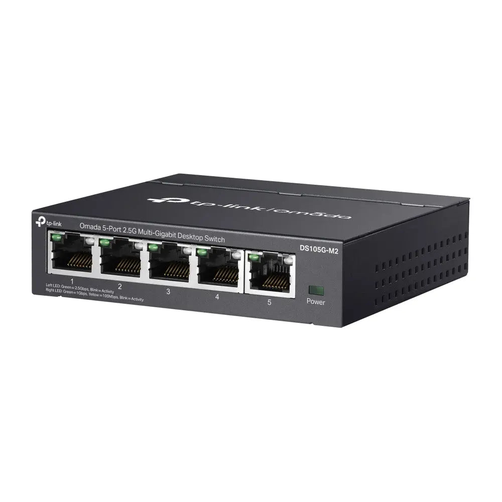 TP-LINK TP-Link Omada DS105G-M2 network switch Unmanaged 2.5G Ethernet (100/1000/2500) Black - DS105G-M2