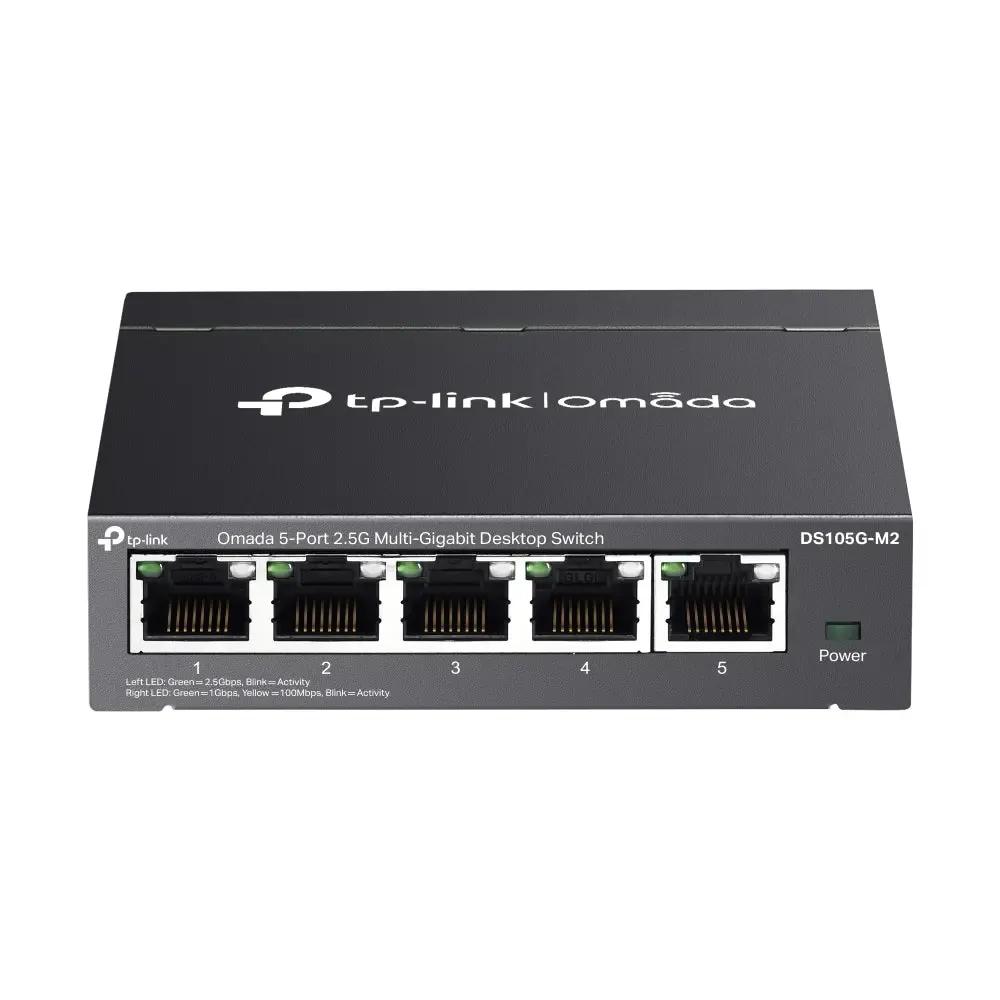 TP-LINK TP-Link Omada DS105G-M2 network switch Unmanaged 2.5G Ethernet (100/1000/2500) Black - DS105G-M2