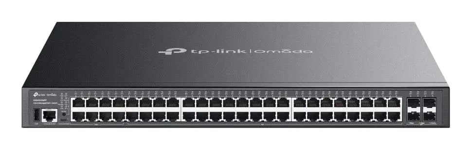 TP-LINK TP-Link Omada SG5452XMPP network switch Managed L3 Gigabit Ethernet (10/100/1000) Power over Ethernet (PoE) Black - SG5452XMPP