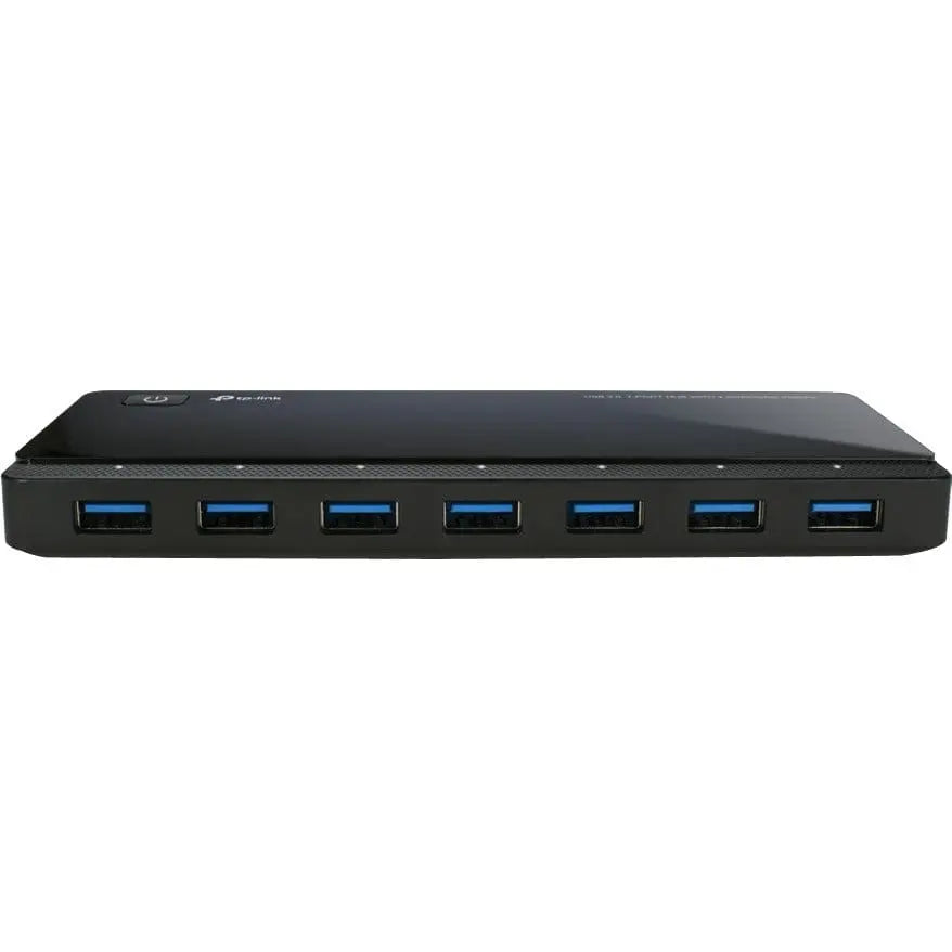 TP-LINK TP-Link UH720 - Powered USB Hub 3.0 with 7 USB 3.0 Data Ports and 2 Smart Charging USB Ports - Compatible with Windows, Mac, Chrome & Linux OS, with Power On/Off Button, 12V/4A Power Adapter - UH720
