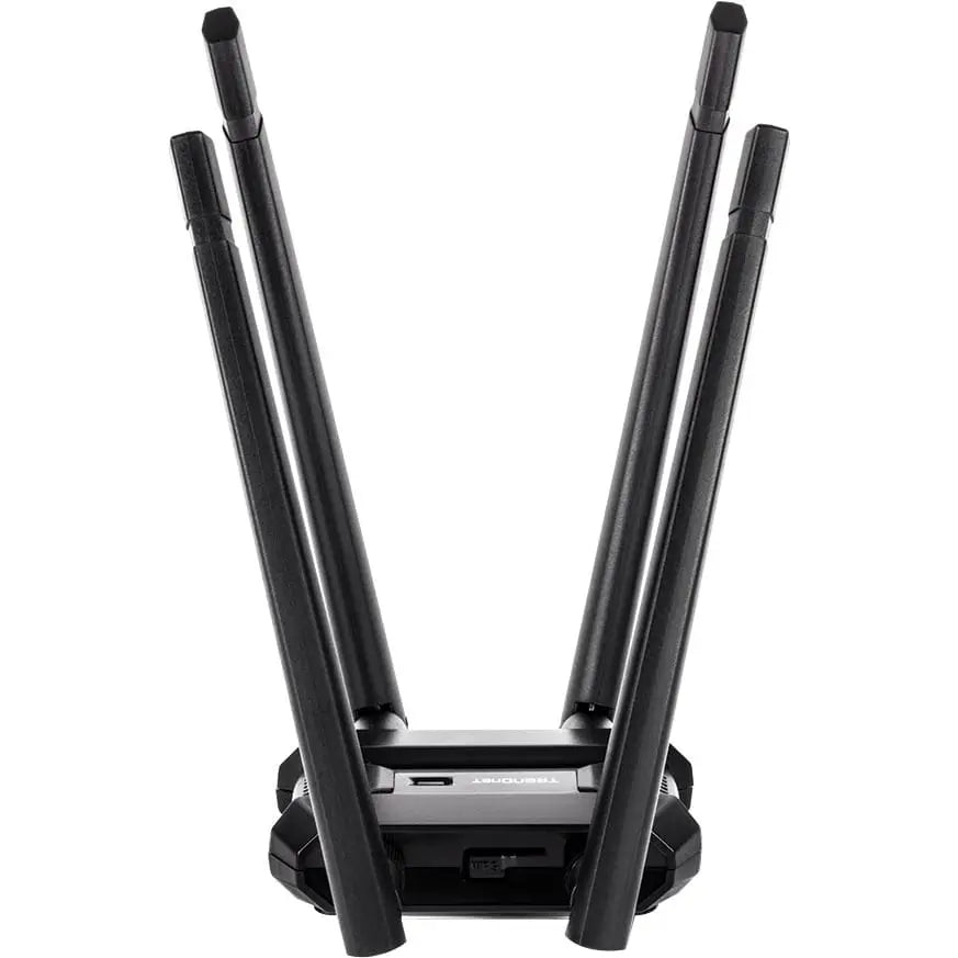 TRENDnet AC1900 High Power Dual Band Wireless USB Adapter, Increase-Extend WiFi Wireless Coverage, Stream 4K HD Video, Windows-Mac OS Compatible, USB 3.0 to USB Type A, Black, TEW-809UB - AC1900 High ... - TEW-809UB TRENDNET