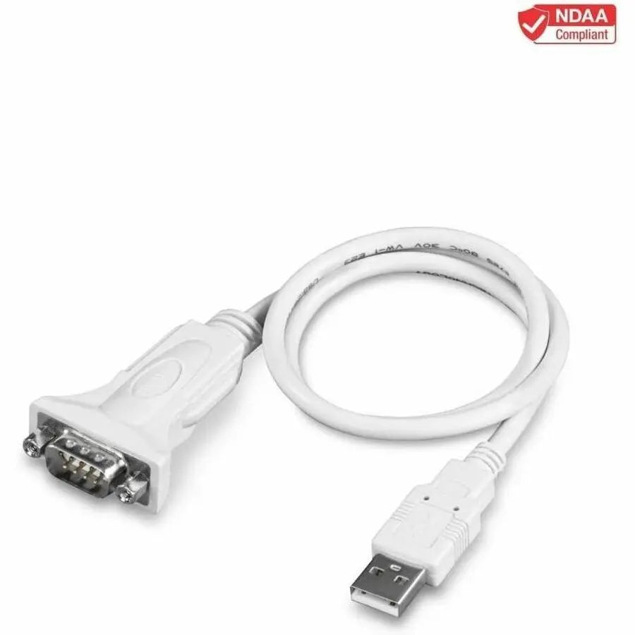 TRENDNET TRENDnet USB to Serial 9-Pin Converter Cable, Connect a RS-232 Serial Device to a USB 2.0 Port, Supports Windows & Mac, USB 1.1, USB 2.0, USB 3.0, 21 Inch Cable Length, Plug & Play, White, TU-S9 - USB... - TU-S9