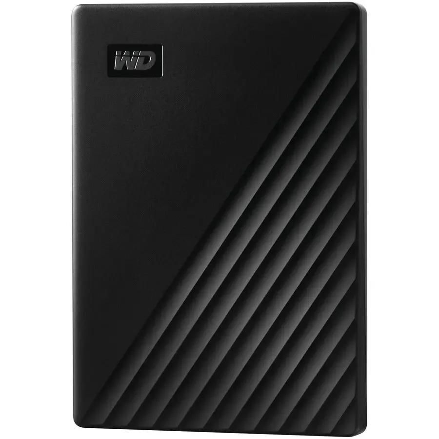 WD WD My Passport 2 TB Portable Hard Drive - External - Black - USB 3.2 - 256-bit Encryption Standard - WDBYVG0020BBK-WESN